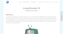 Desktop Screenshot of livingmiraclestv.org